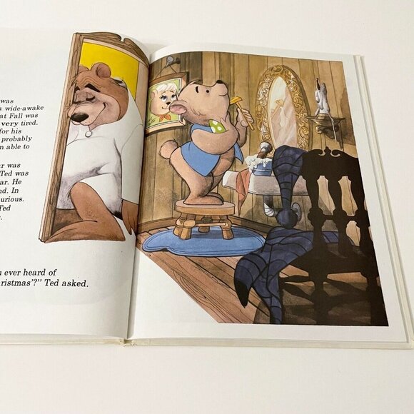 Vintage 1980 The Bear Who Slept Through Christmas by John Barrett Hardcover Book - Picture 15 of 16